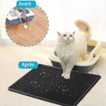 Charger l'image dans la galerie, Tapis de litière double couche imperméable pour chat ZAFORA
