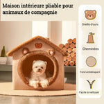 Charger l'image dans la galerie, Maison de chat en peluche d'hiver pliable confortable pour chat et petit chien ZAFORA
