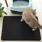 Charger l'image dans la galerie, Tapis de litière double couche imperméable pour chat ZAFORA
