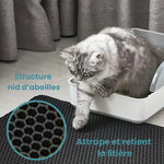 Charger l'image dans la galerie, Tapis de litière double couche imperméable pour chat ZAFORA
